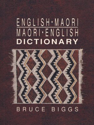 cover image of English–Maori, Maori–English Dictionary